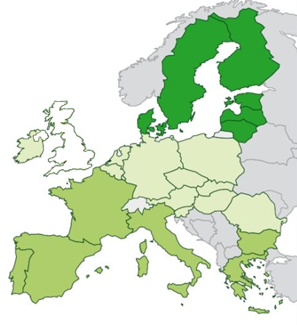 EU zones na brexit, zonder Verenigd Koninkrijk